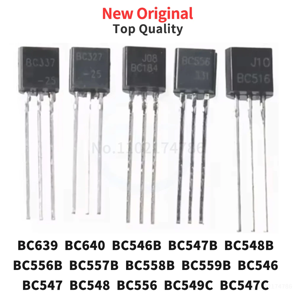 (10 Pcs) BC639 BC640 BC546B BC547B BC548B BC556B BC557B BC558B BC559B BC546 BC547 BC548 BC556 BC549C BC547C BC560C BC560B TO92