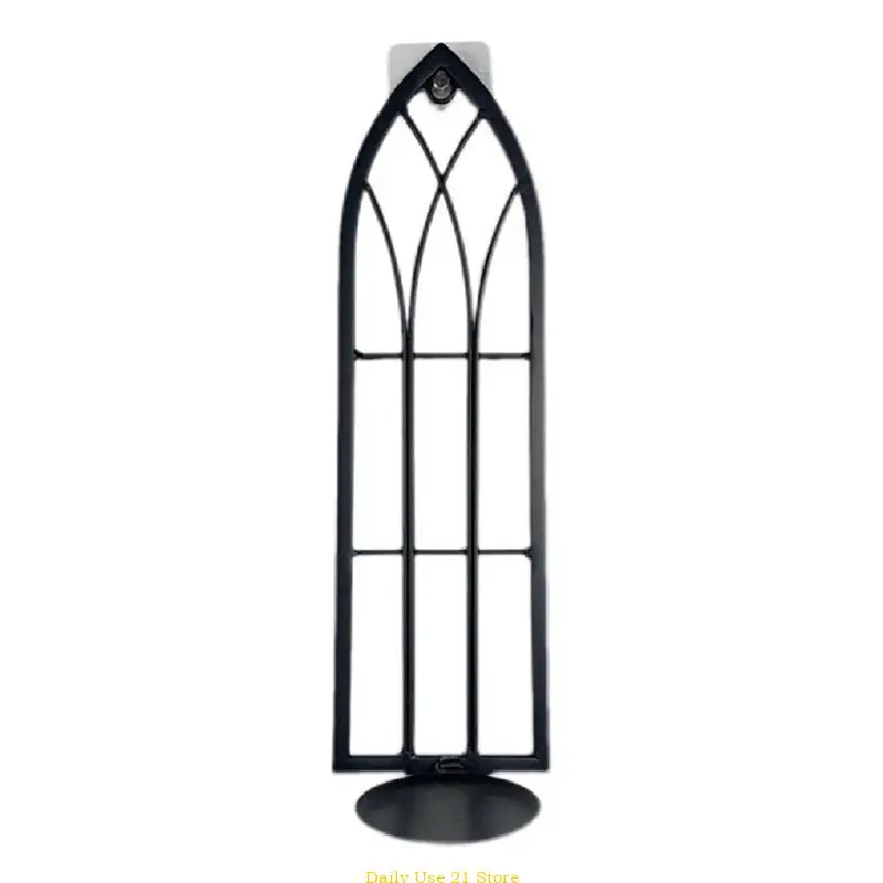 

Modern Wrought Iron Candleholder Iron Holder Metal Candlestick Display Stand Christmas Decoration