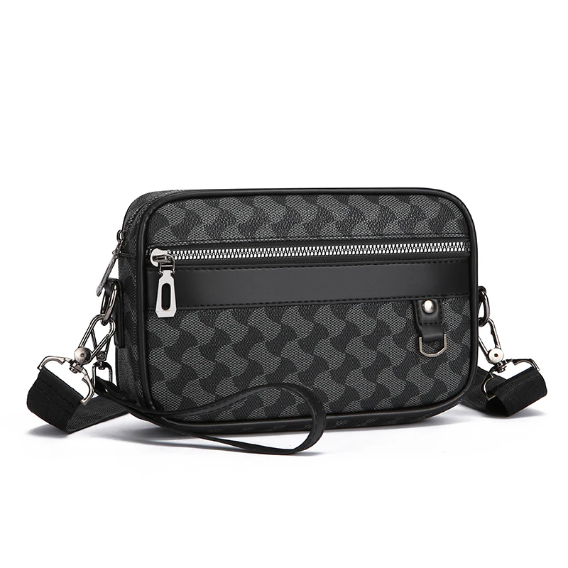 

Модная мужская сумка-клатч, кошелек, сумка через плечо из искусственной кожи, мужская сумка-мессенджер, стильный элегантный стильный дизайн, мужская сумка через плечо