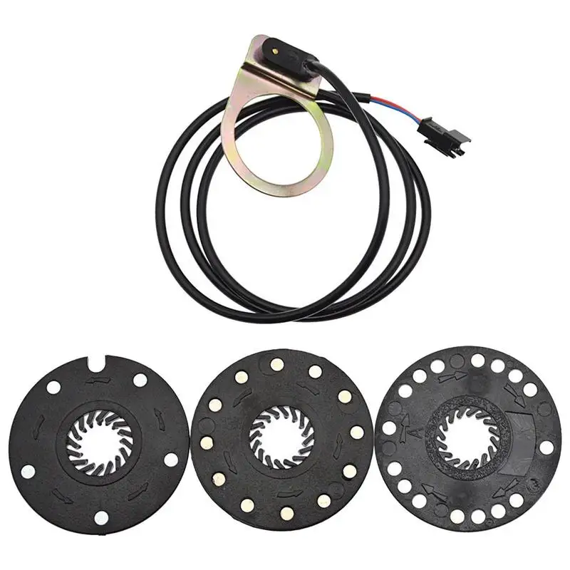 E Bike Pedal Assist Sensor Universal Speed Sensor For Electric Bicycle Bike Power Pedal Assist Sensor For Outdoor Riding Black