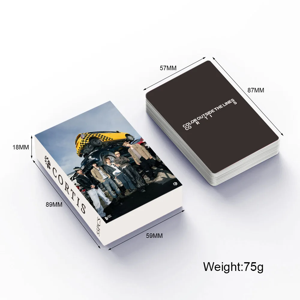 55 قطعة/المجموعة/المجموعة Kpop Idol Boy CORTIS سلسلة جديدة HD Printd Lomo بطاقات SEONGHYEON KEONHO مارتن جيمس JUHOON بطاقات الصور المشجعين هدية