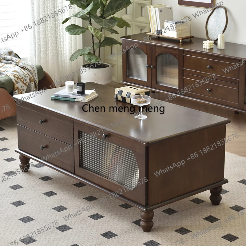 c139 Antique Decoration Coffee Table Luxury Modern Wood Side Table Living Room Designer Standing Mesa Auxiliar Postmodern Furnit