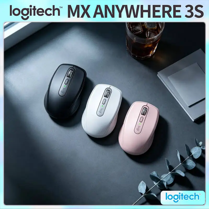 Creator MX Anywhere 3S - 8000 DPI, Hyper-Scroll, USB-C Charging, Multi-OS for Tea Graphic Design Project