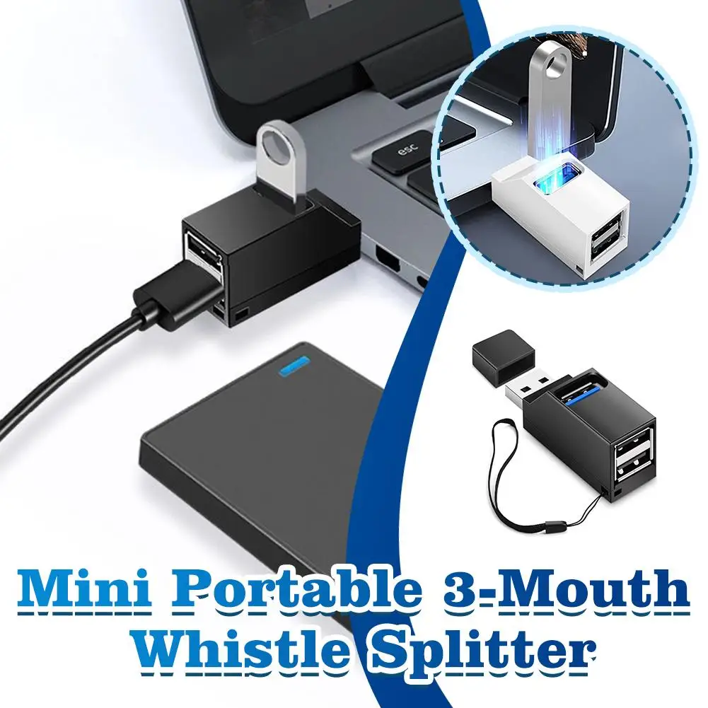 Multi-interface HUB Hub Splitter USB/Type-C One To Hub High Transfer Expansion Three Laptop HUB Speed USB Splitter 3.0 Data Q7O4