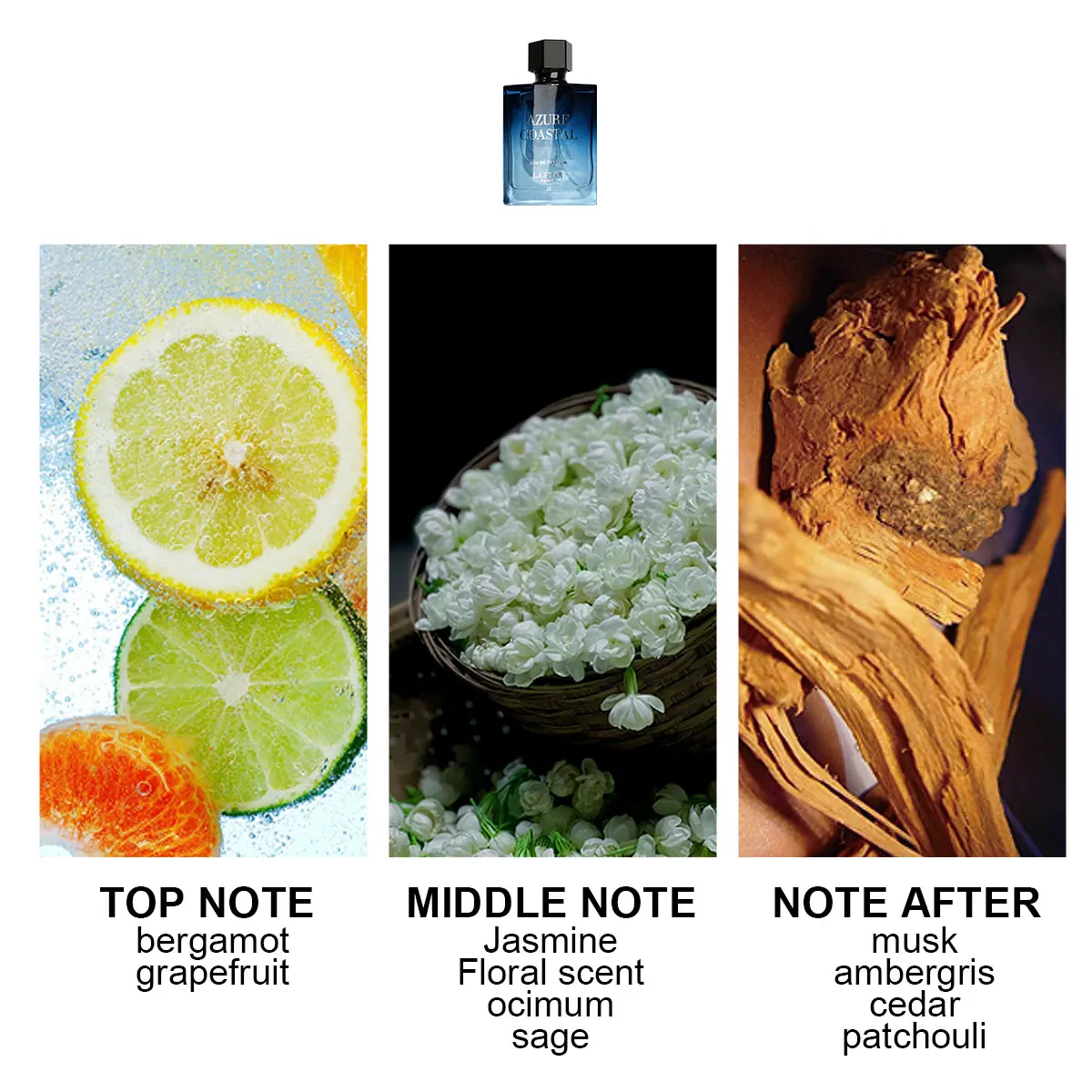 عطر LASTAR للرجال يدوم طويلاً، رائحة الأرز والمسك، 50 مل/1.7 أونصة أوقية. هدايا عيد الميلاد ورأس السنة لصديقي.Dating Atmos #2