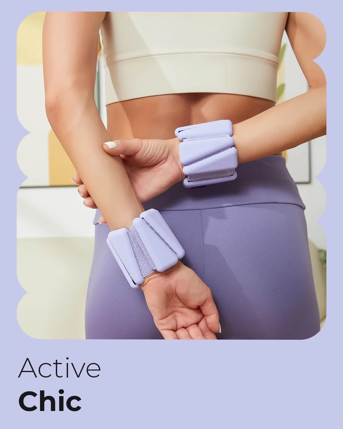 1 Paar Gewichtsbelastbare Handgelenkbandagen für Yoga, Fitness und Training, Verstellbare Knöchel- und Handgelenkschoner, Gewichtsarmband für Jogging – Detail 3