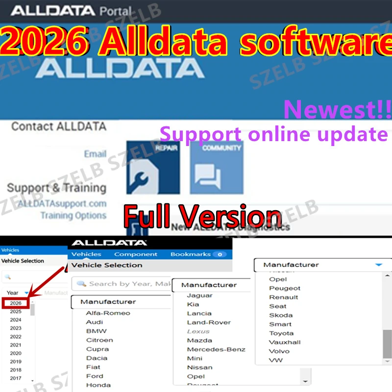 

2026 Online Account for Alldata Newest Car Repair alldata 2026 Software for all data Support Mobile/ PC Login online update
