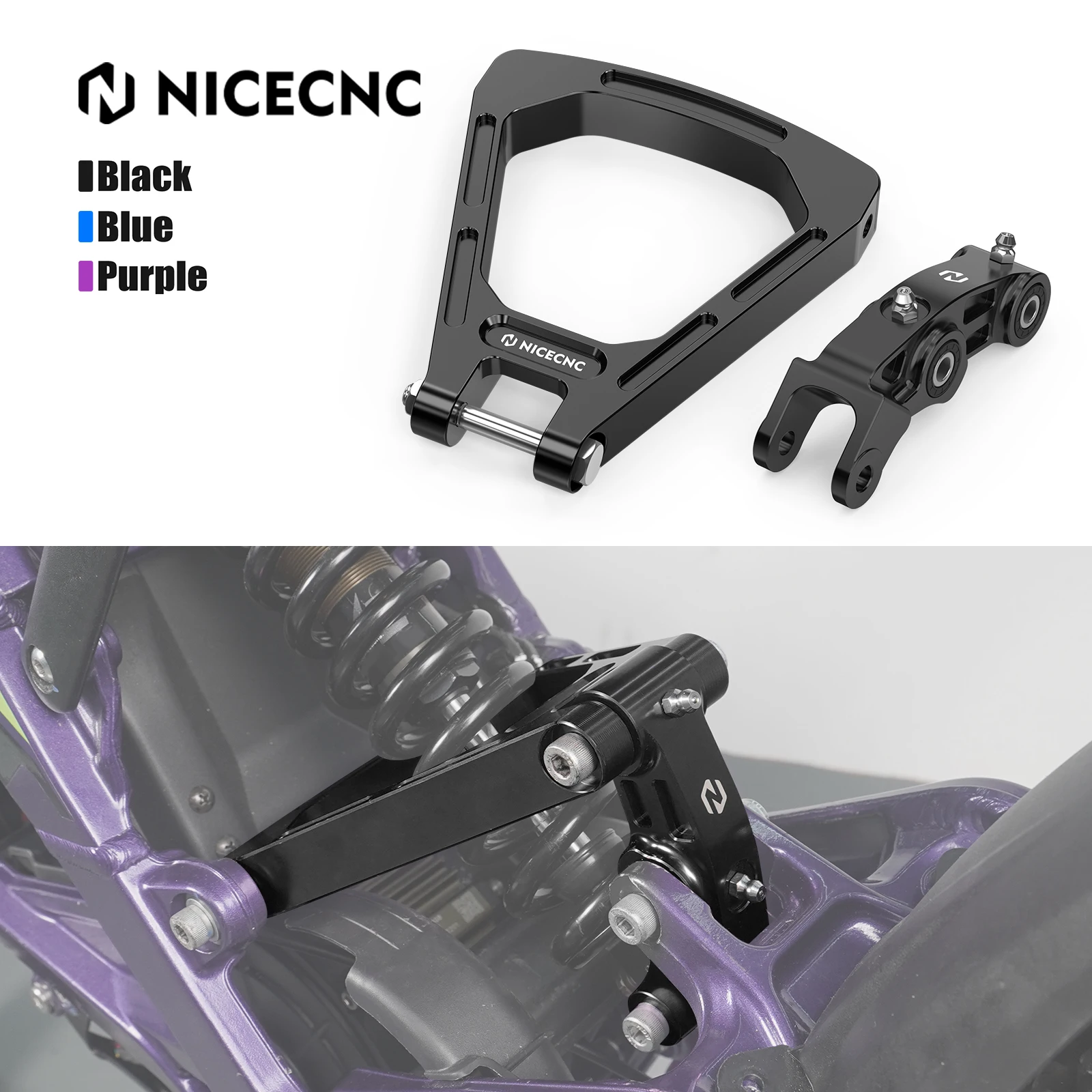 For Sur-Ron light bee X S L1E Segway X160 X260 Surron Reinforced Shock-absorbing Triangle Bracket& Rear Suspension Linkage