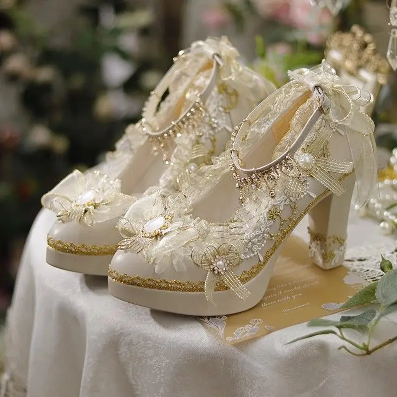 Boule à talons hauts pour mariage, nouvelle fleur, faite à la main, cérémonie pour adultes, magnifique et épaisse, 2025