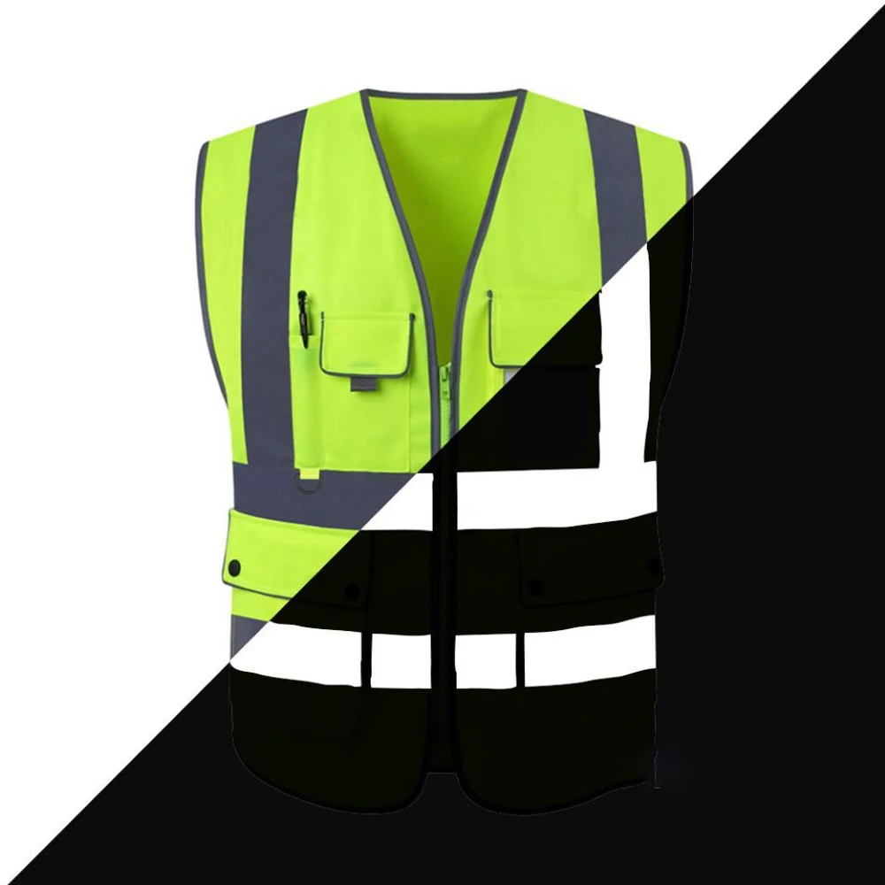 Size S-5XL Construction Work Clothing for Men Women Custom Logo Multi Pockets Construction Workwear Vests
