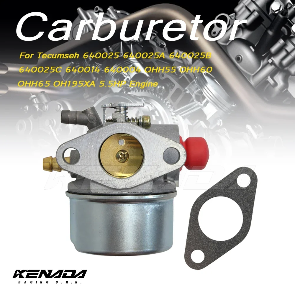 

Carburetor For Tecumseh 640025 640025A 640025B 640025C 640014 640004 OHH55 OHH60 OHH65 OH195XA 5.5HP Engine Carb