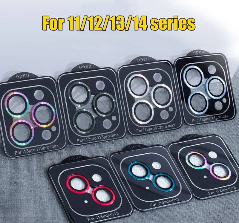 100Pcs Installation Tray Alignment Kit For iPhone 16 15 14 13 12 11 Pro Max Metal Ring Camera Lens Protector Glass Cover