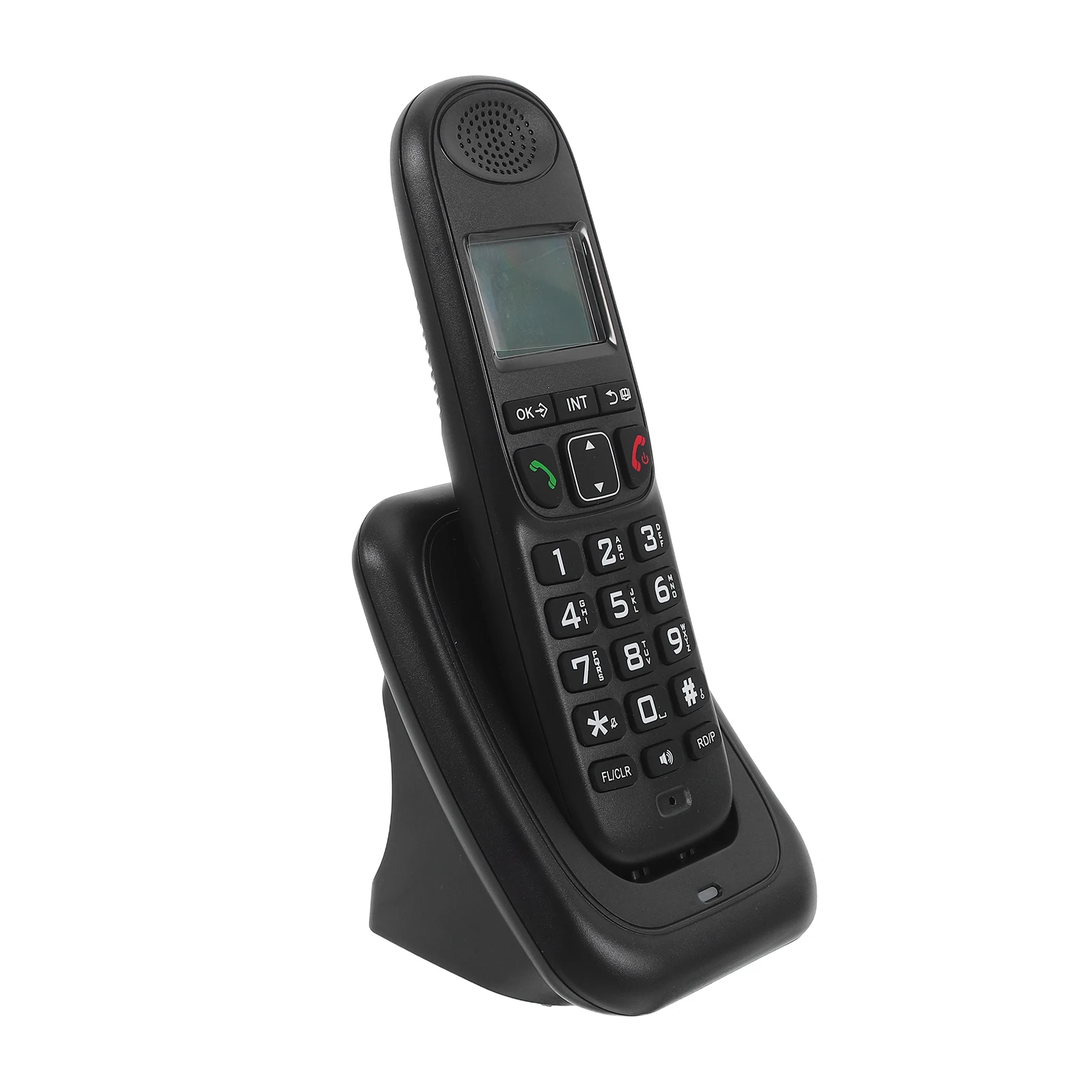 1 Set Cordless Phone For Office Home Use Wireless Handheld Telephone Big Lcd Display Clear Sound Digital Speakerphone Business