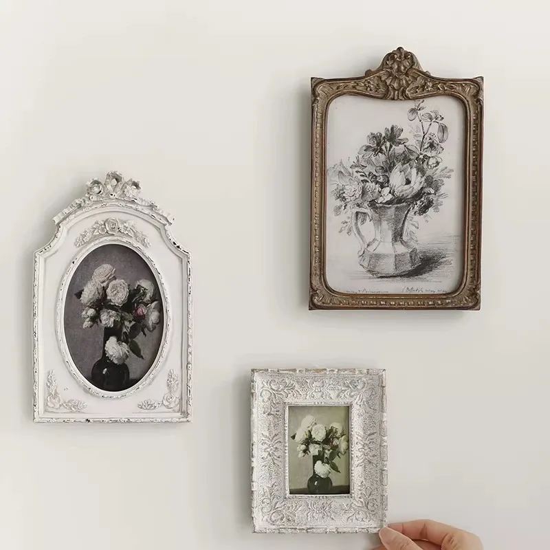 

Декоративная настольная рамка для картин из смолы в античном стиле, настенный декор в европейском стиле для интерьера