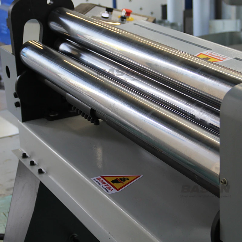 HVAC Duct Rolling Machine CNC Controlled Sheet Metal Rolling Machine Stainless Steel Plate CNC Rolling Machine