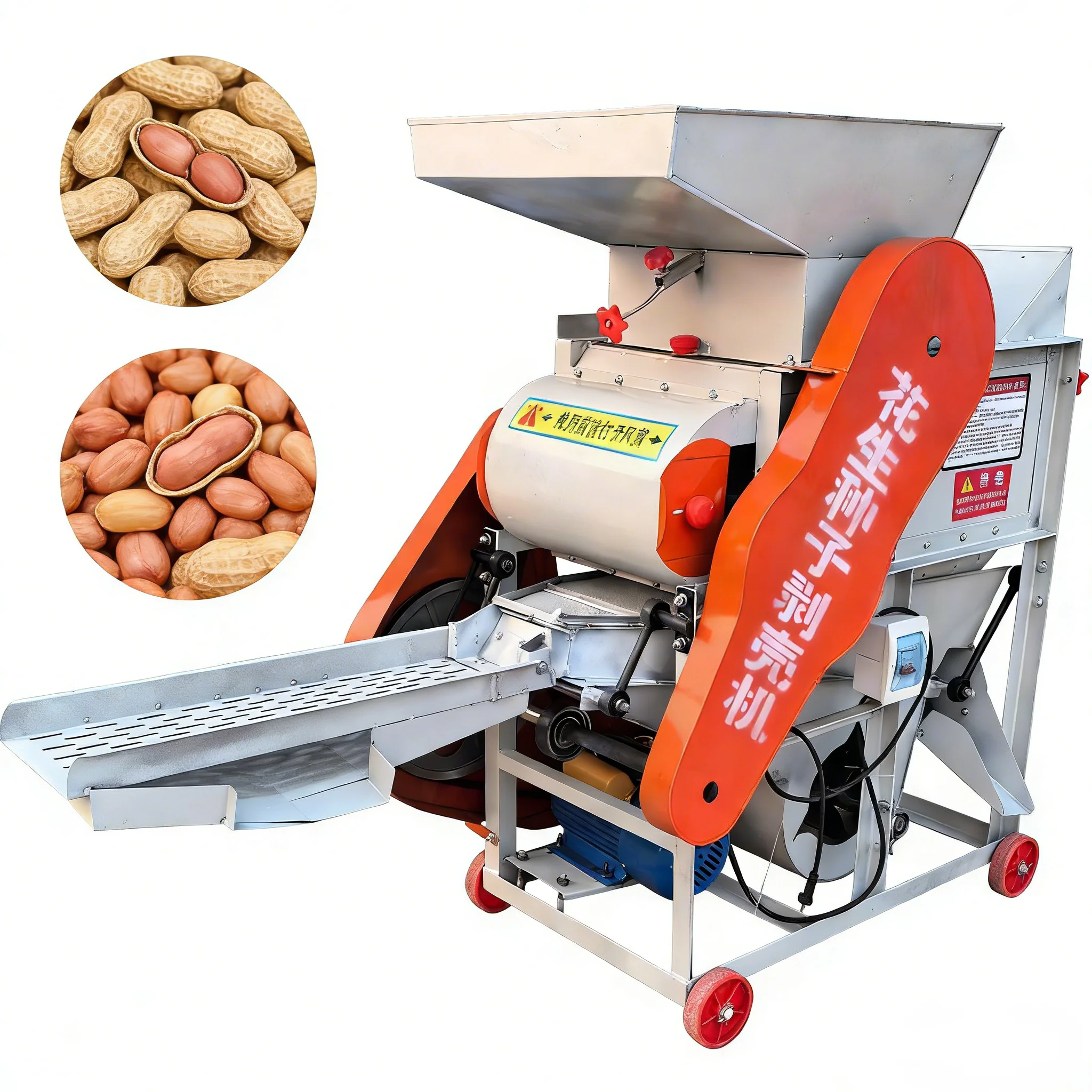 Factory Wholesale Peanut Shelling Machine Peanut Sheller Automatic Home Peanut Shell Removing Machine