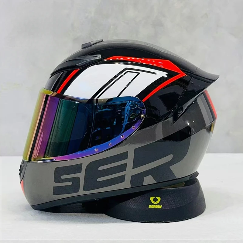 

Доступная цена Ярко-серый анфас мотоциклетный шлем ECE, сертифицированный с полным комплектом аксессуаров для начинающих гонщиков