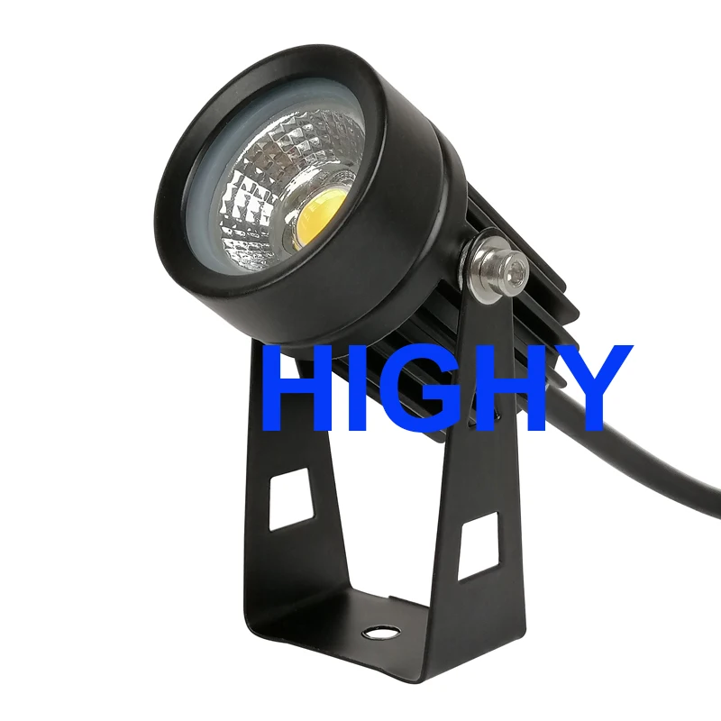 Spot lumineux avec technologie COB, 5w, éclairage d\'extérieur, luminaire de paysage, idéal pour une pelouse, un jardin, une cour, un sentier ou un