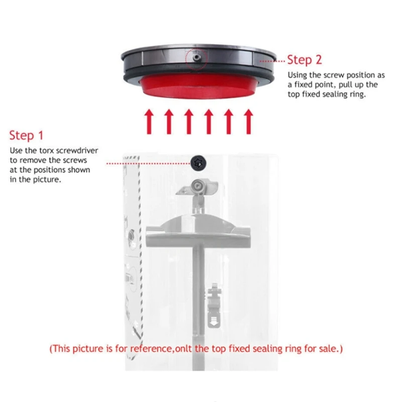Top Fixed Sealing Ring Of Dust Bin Bucket For Dyson V12 Slim / V10 Animal Vacuum Cleaner Spare Parts