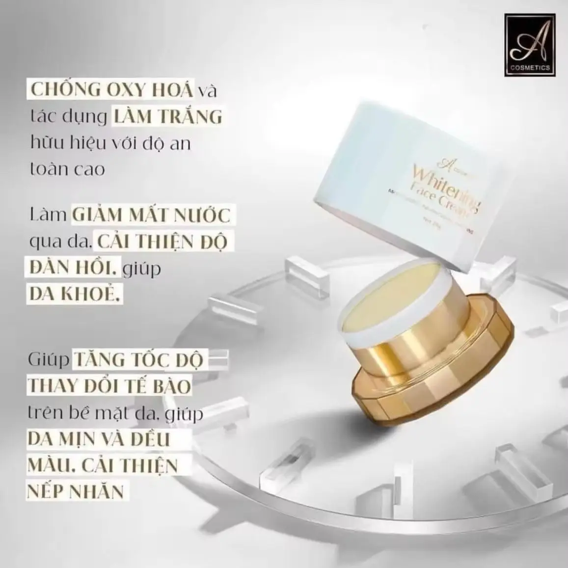 Kem Face Phap 20g, Vietnamese Cream, Tri Mun & Nam Tan Nhan Duong Trang, Acne & Brightening Treatment