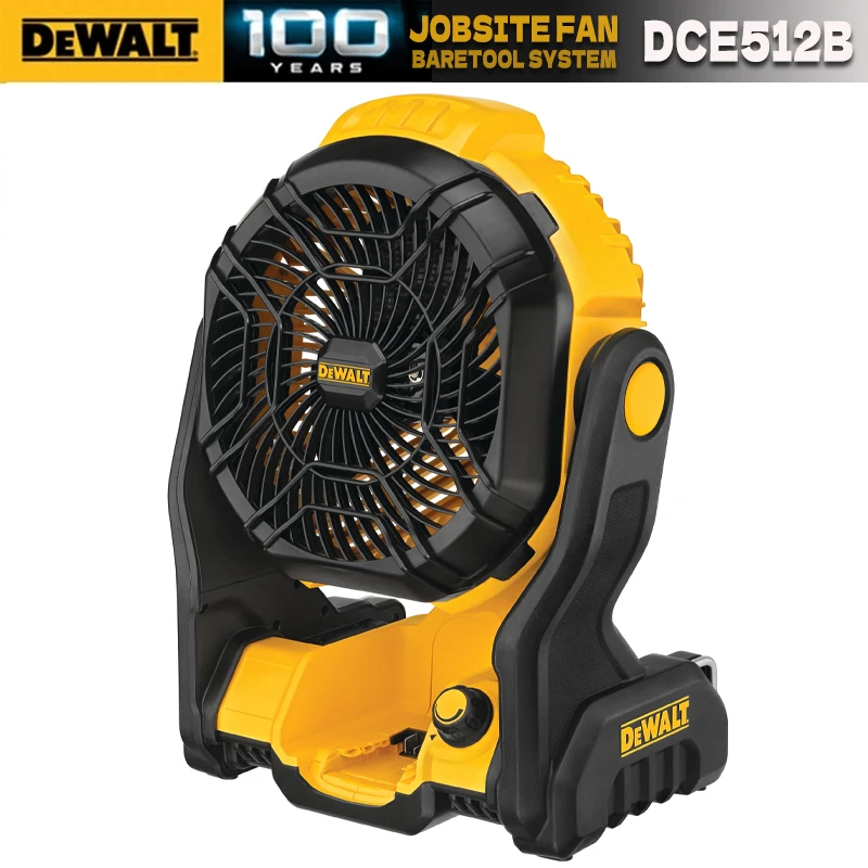 DEWALT DCE512 Portable Jobsite Fan Bare Tool 20V MAX Lithium Power Tool Outdoor Cordless Camping Fan DCE512B