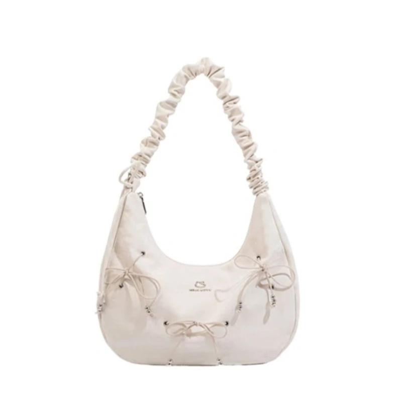 

Hello Kitty Luxury Shoulder Bag Purse Handbag for Women Large Capacity Adjustable Strap Underarm Crossbody Casual Versatile