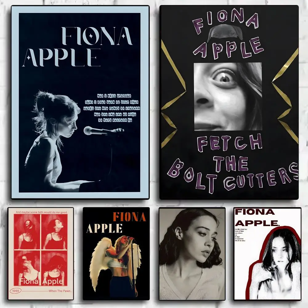 Singer F-Fiona Apple Poster Decorative Wall Sticker Mural Photo Print for Bedroom Living Room Hallway Home Decor Gift