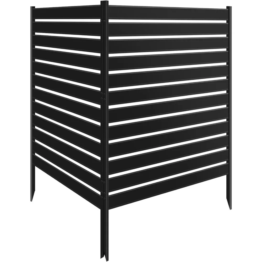 Schermo per recinzione del condizionatore d'aria W x H, recinzione per la privacy del bidone della spazzatura a 2 pannelli, pannelli per recinzione per la privacy per piscina all'aperto e altre unità