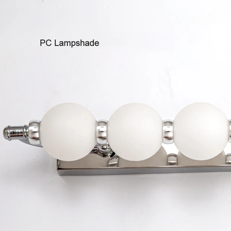 LED مرآة الجبهة مصباح جولة الحديثة الحد الأدنى الإبداعية مستقيم القطب أضواء الجدار غرفة نوم السرير خلع الملابس الجدول أضواء ماكياج