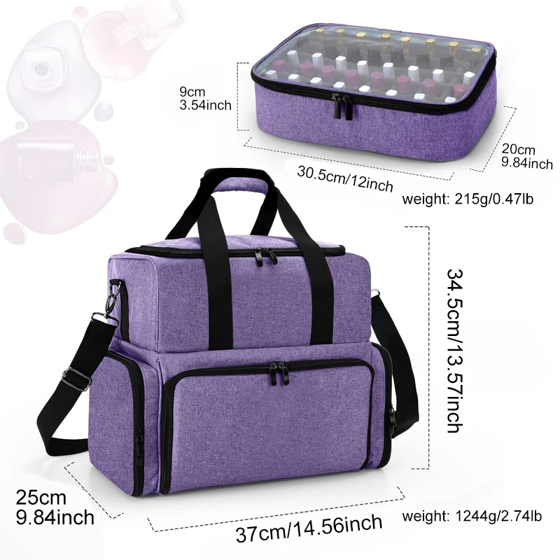 Manicure Bag Cosmetic Bag Large Capacity Travel Portable Women Makeup Case Multifunctional Toiletry Mother Child Package Storage