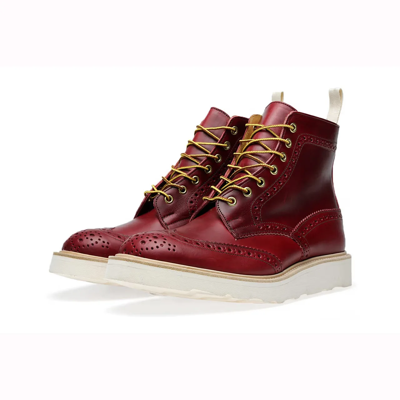 Herren Vintage PU-Lederstiefel Vintage Runde Zehenkappe Knöchelhohe Schnürstiefel Lässige Plateausohle Cosplay Ritterstiefel Herren Alltagsschuhe – Detail 3