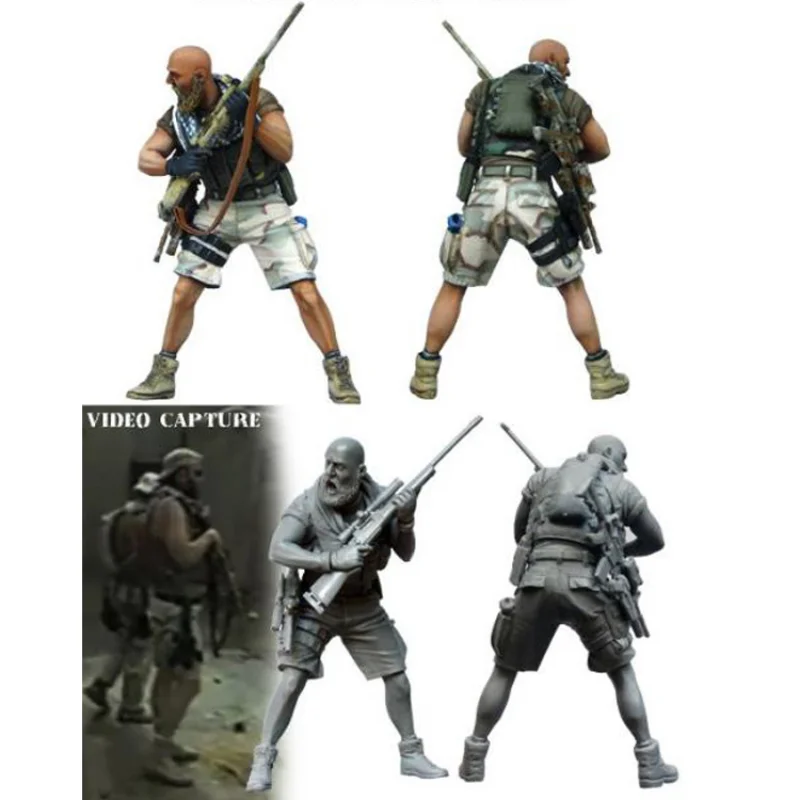 1/35 Resin Figure Model Kit GK Modern US Army Special Soldier 2 Unassembled and Unpainted DIY Toys