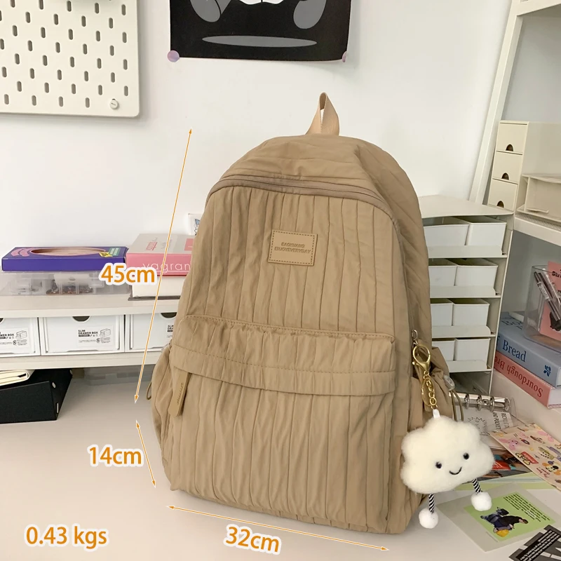 School Bag Lightweight Casual Daypack College Laptop Backpack for Men Women Water Resistant Travel Rucksack for Sports High