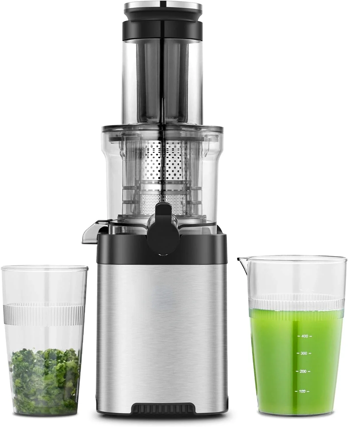 

uicer for Healthy Juice Extraction - Quiet Motor Juicer Extractor for Home Use - Easy to Clean Slow Juicer with High Juice Yield