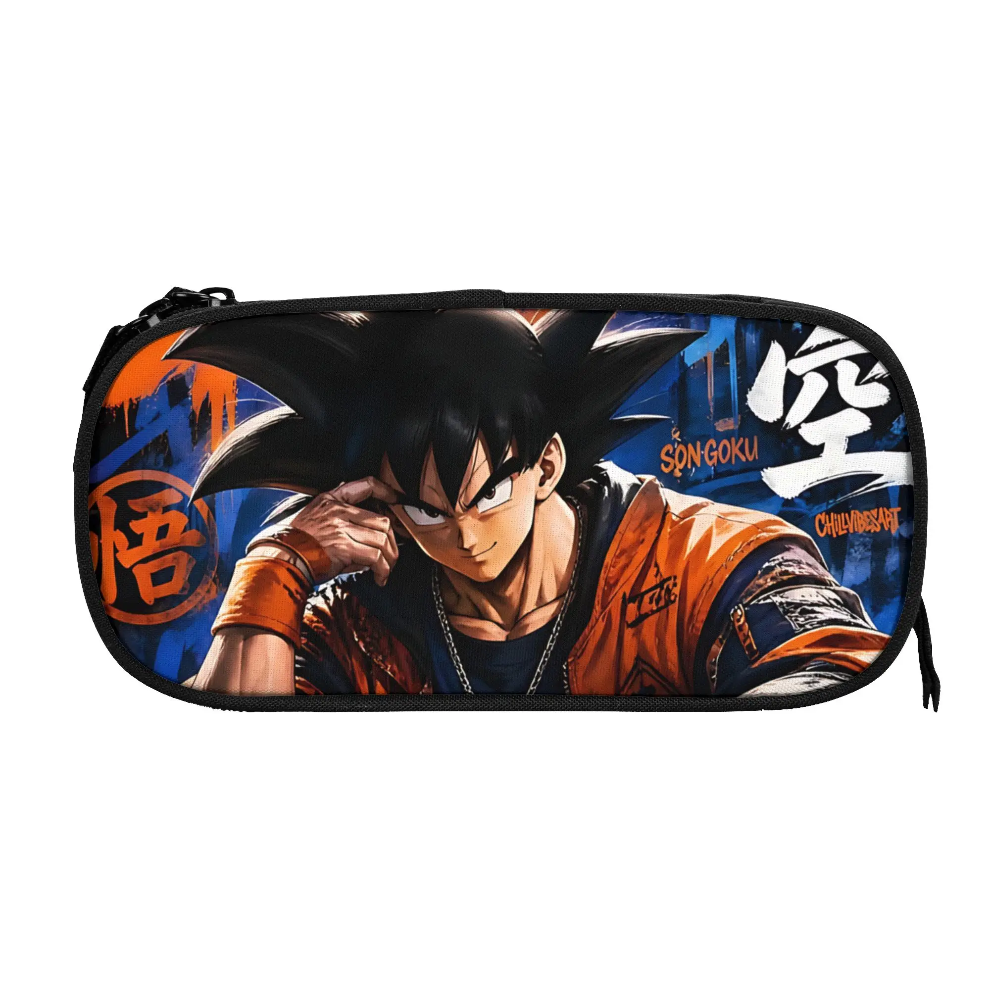Custom Dragon Ball Goku Street Fashion Art Print Large Capacity Bags for Child  School Pencil Bag for Boys Gilrs Kids