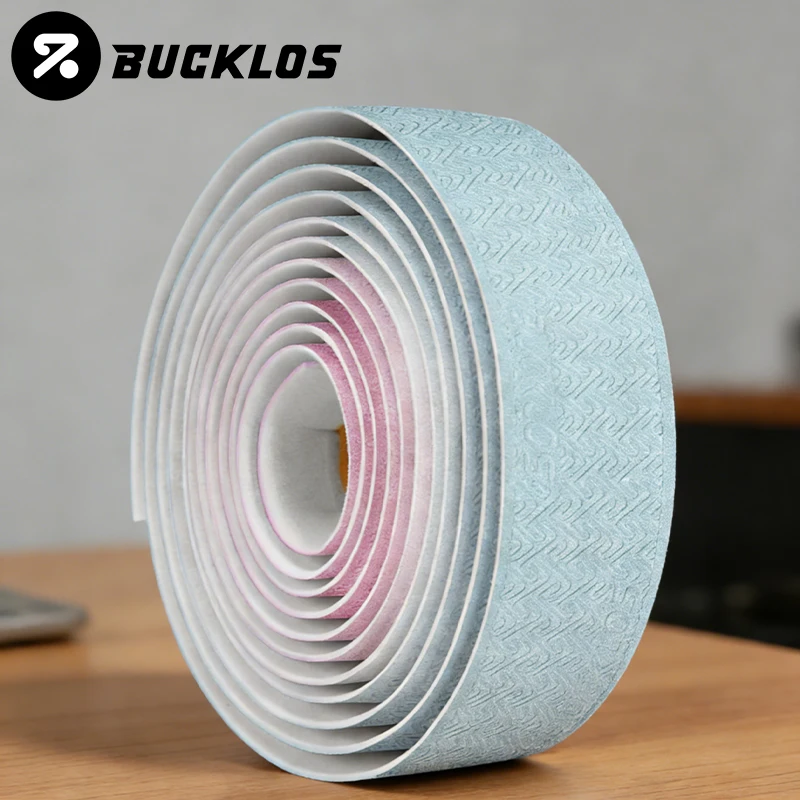 BUCKLOS Farbiges Fahrrad-Lenkerband Komfortables Rutschfestes Rennrad-Lenkerband Rennrad-Dropbar-Tape Fahrradteile