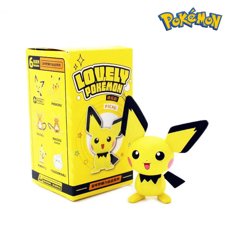 جديد البوكيمون عمل أرقام Kawaii بيكاتشو Pichu Togademaru ألولا رايتشو ميميكيو سيارة الديكور شخصيات كرتونية لعبة هدية للأطفال #4
