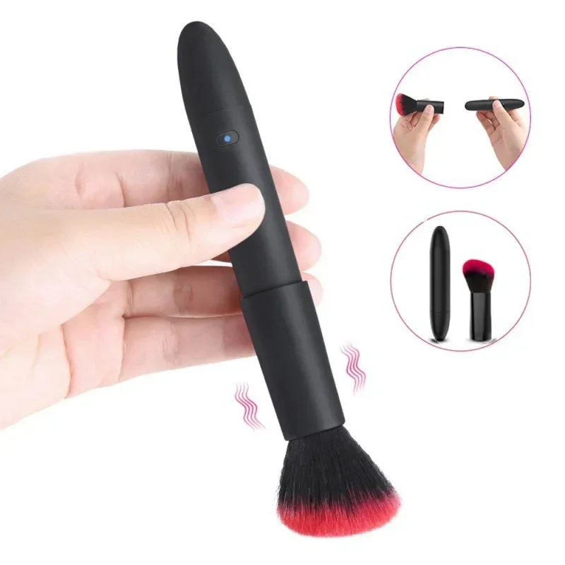 New Vibration Cosmetics Makeup Blending Brush with 10 Vibration Frequencies For Quick Makeup Electric Makeup Puff Applicator