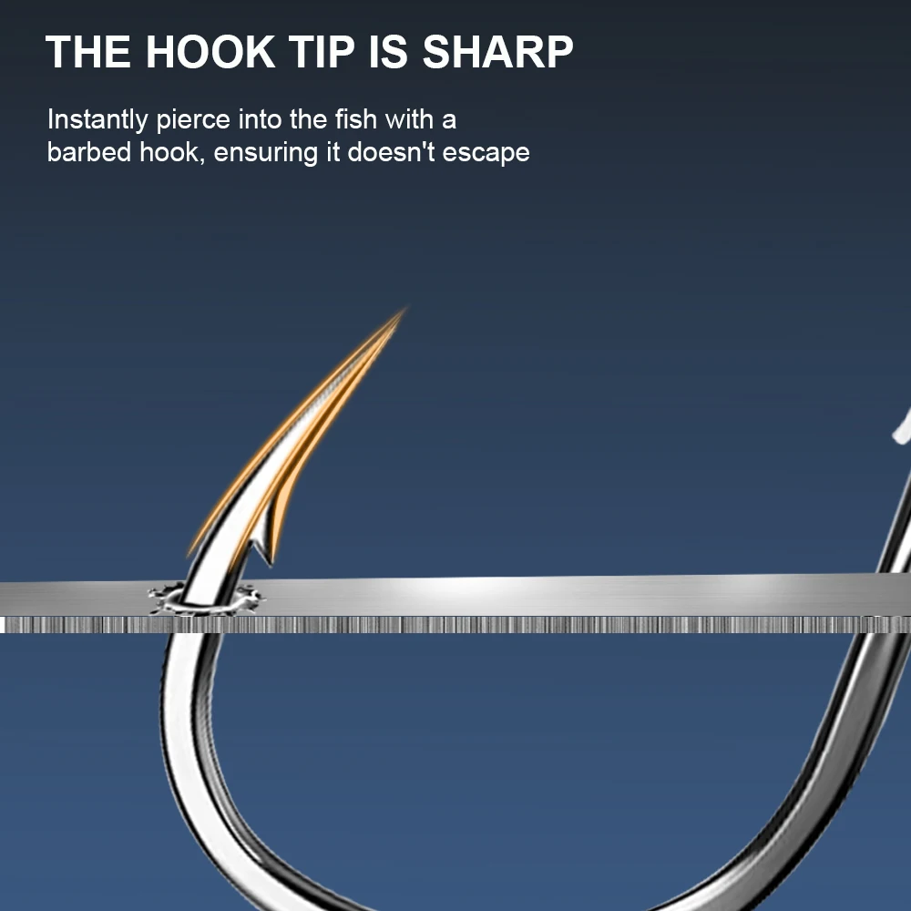 FTK 10 Stück/Packung PROFILELINE Vorgebundene Karpfenangelhaken Größe 1/2/4/6/8 # mit 70cm Monofilament – Detail 5