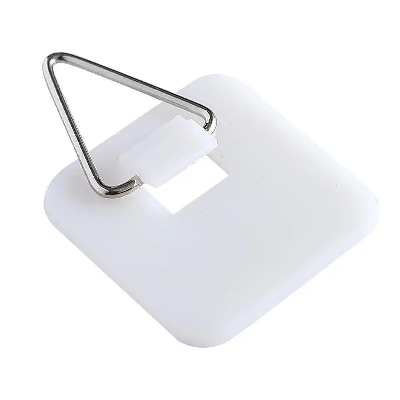 10Pcs Hanging Decorative Hangers Platter Art Without Nails Holders Plate Wall Hanger Adhesive Plate Hangers Home Picture Hooks