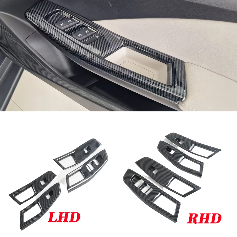 

LHD RHD for MG3 Hybrid 2024 2025 Door Armrest Window Lift Switch Cover Glass Rise Control Panle Cover trim Interior Accessories