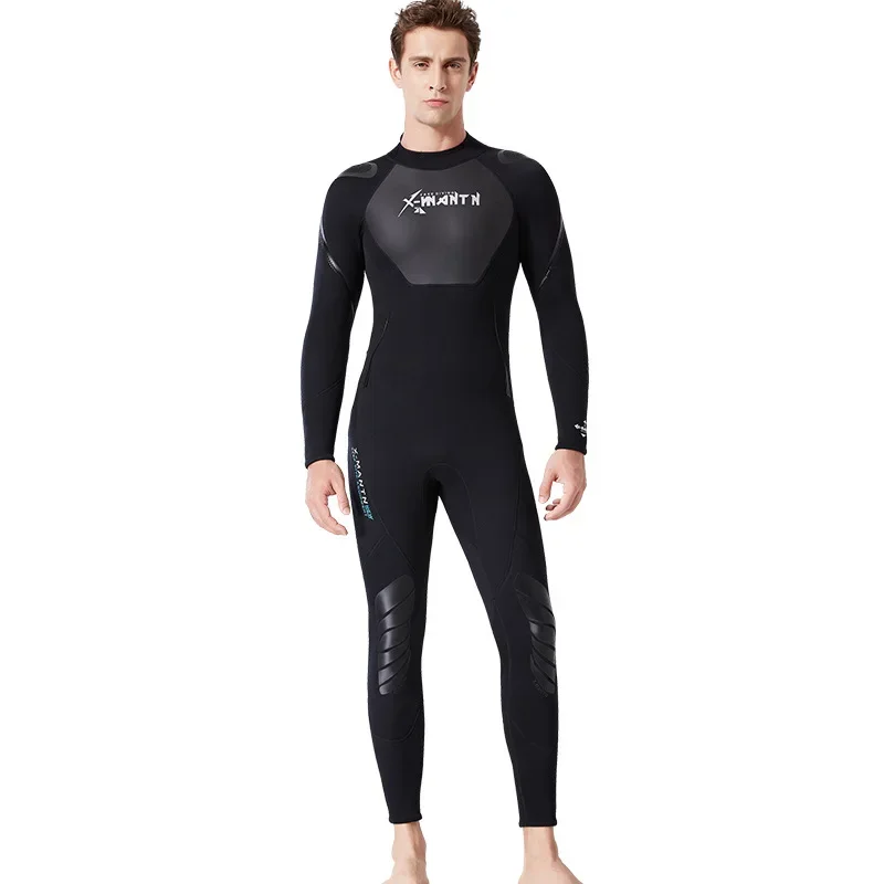 

3MM One-piece long-sleeve wetsuit Thickened warm swimsuit Sun-surfing jellyfish suit for surfing Diving Swimming