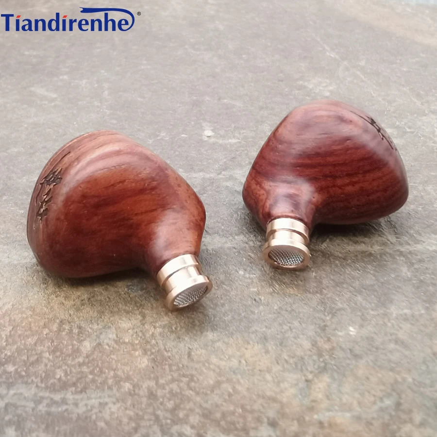 Tiandirenhe [MG] DD11mm Zirconium Diaphragm Dual Magnet Dual Chamber Unit Knowles 90012BA in ear solid wood mazes HiFi earphone