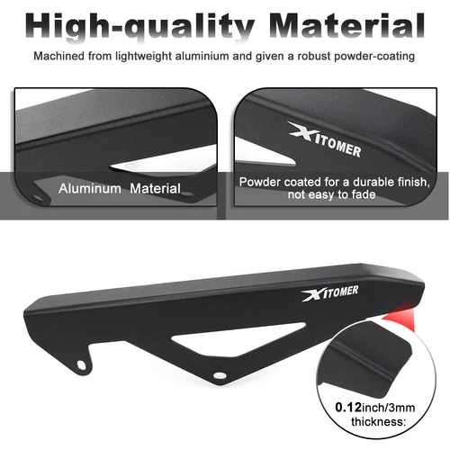 Imagen 2 del producto Para Honda CRF250L / CRF250 Rally 2013-2020 CRF300L/CRF300 Rally 2021-2025 Protector de cadena de motocicleta Protector de piñón