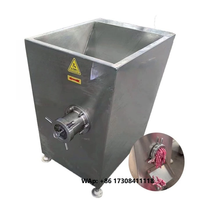 Industrial Commercial Mincer Beef Fish Whole Chicken Frozen Meat and Bone Paste Grinding Mixer Grinder