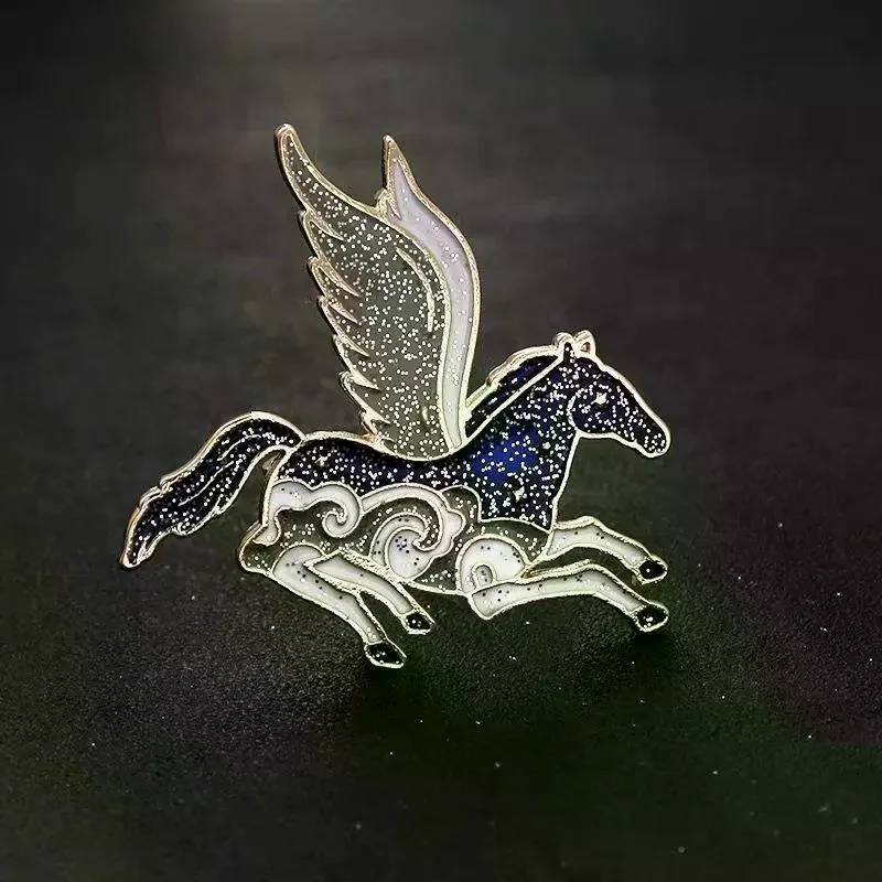 Horse Year Party Casual Brooch Pins Horse Brooch For Women Unisex Pony Pin Lapel Pins Backpack Clothing Scarf Accessories Gift