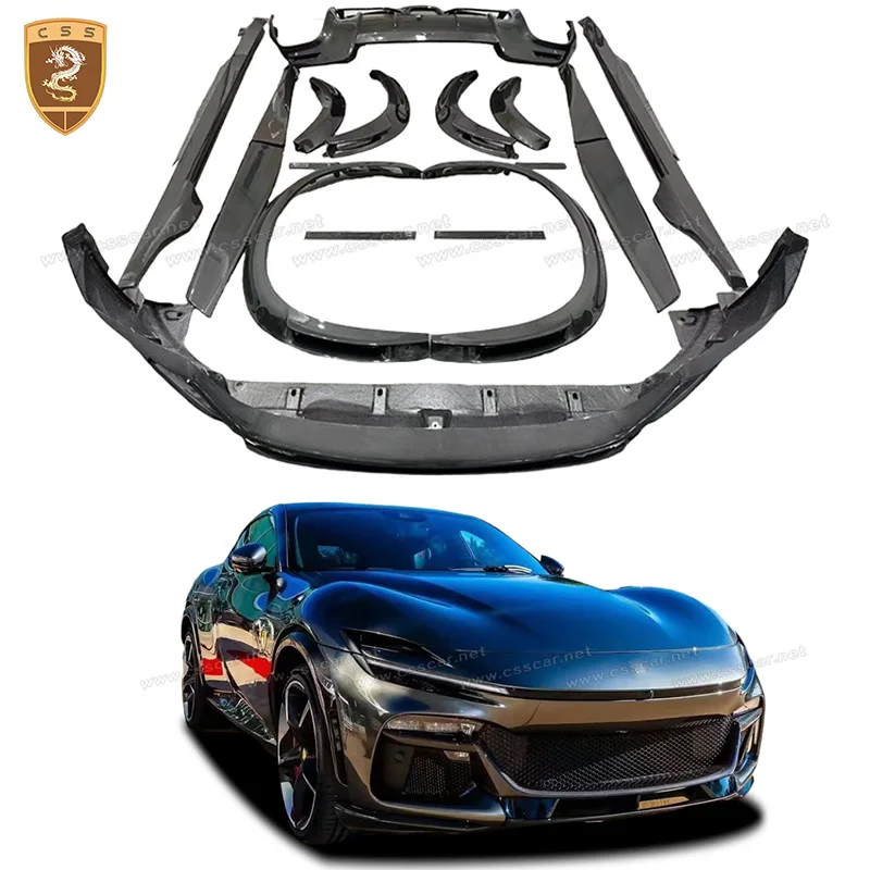 For Ferrari Purosangue  FUV OEM Style Door Sill Scuff Plate Welcome Pedal Front Wrap Angle Guard Steering Wheel Shift Paddle