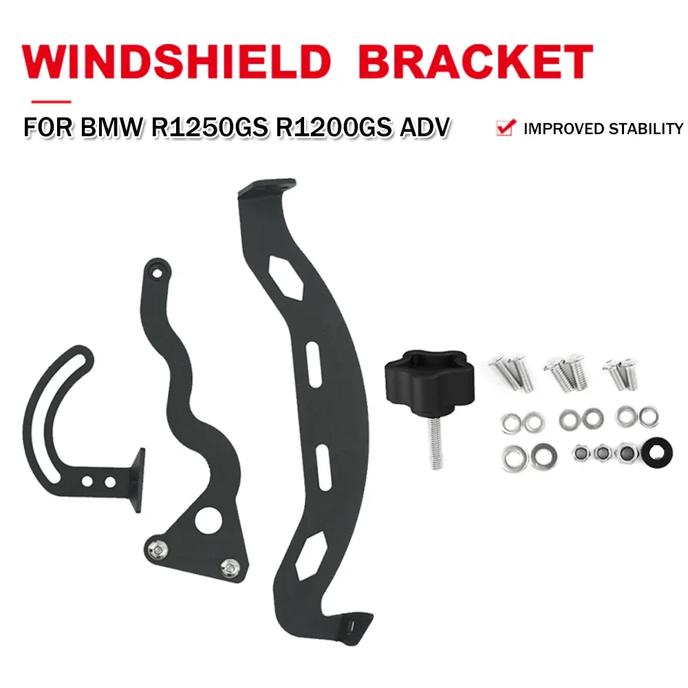 Motorcycle Windshield Windscreen Support Holder Strengthen Bracket Kit For BMW R1250GS Adv R1200GS R1200 R1250 GS GSA 2014-2021