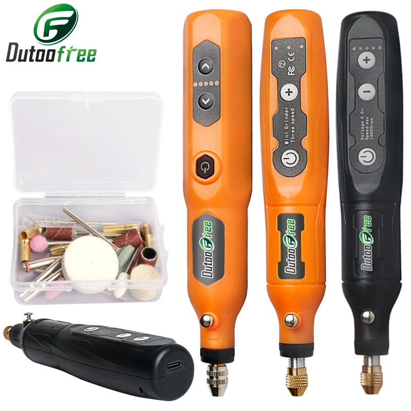 

16000rpm USB Cordless Rotary Tool Dremel Mini Drill Engraving Pen Electric USB Mini Wireless Drill 3/5 Speed Power Tool