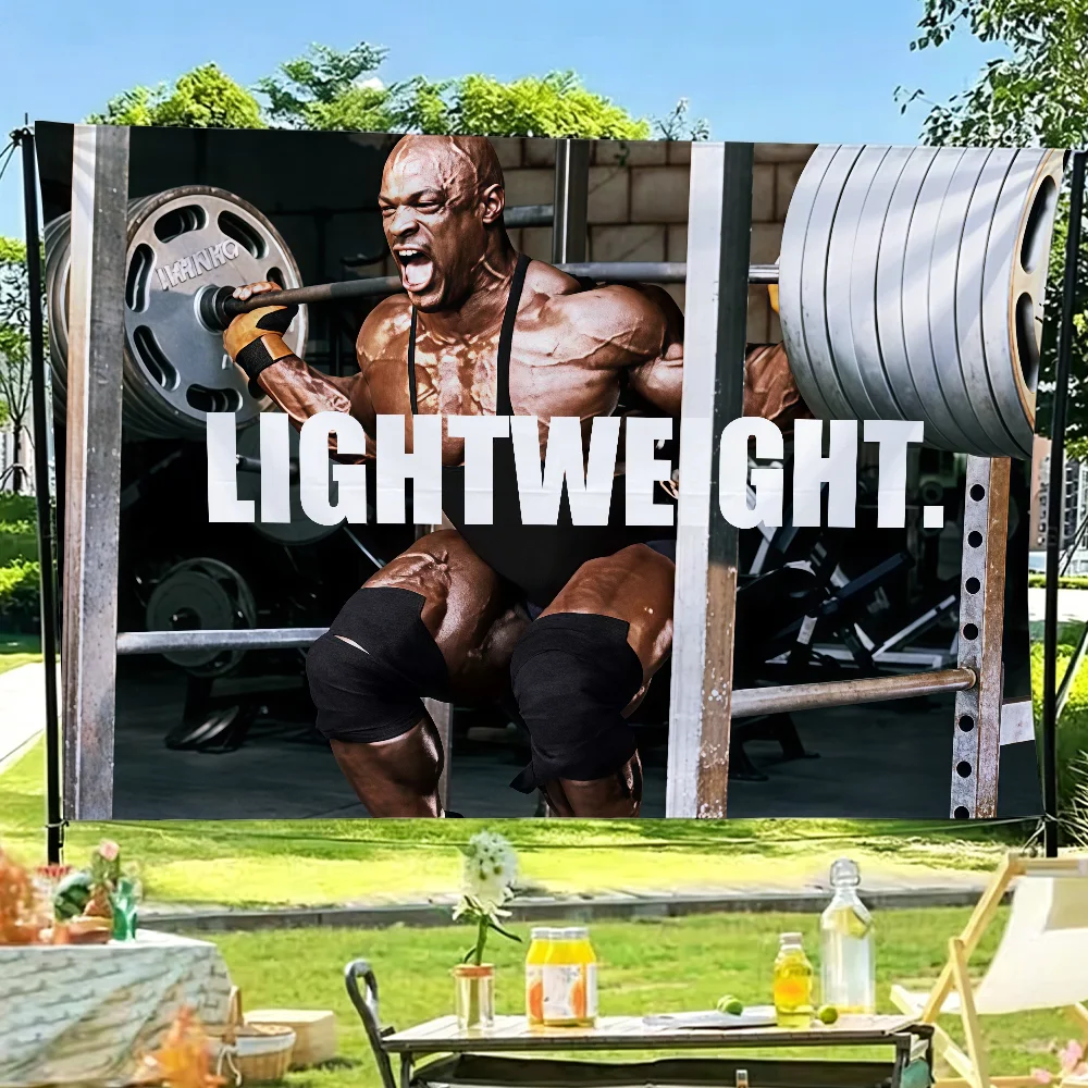 Bodybuilder Lightweight R-Ronnie C-Coleman Flag For Garden Party Living Room Home Wall Decor Banner Bedroom Outdoor Tapestry